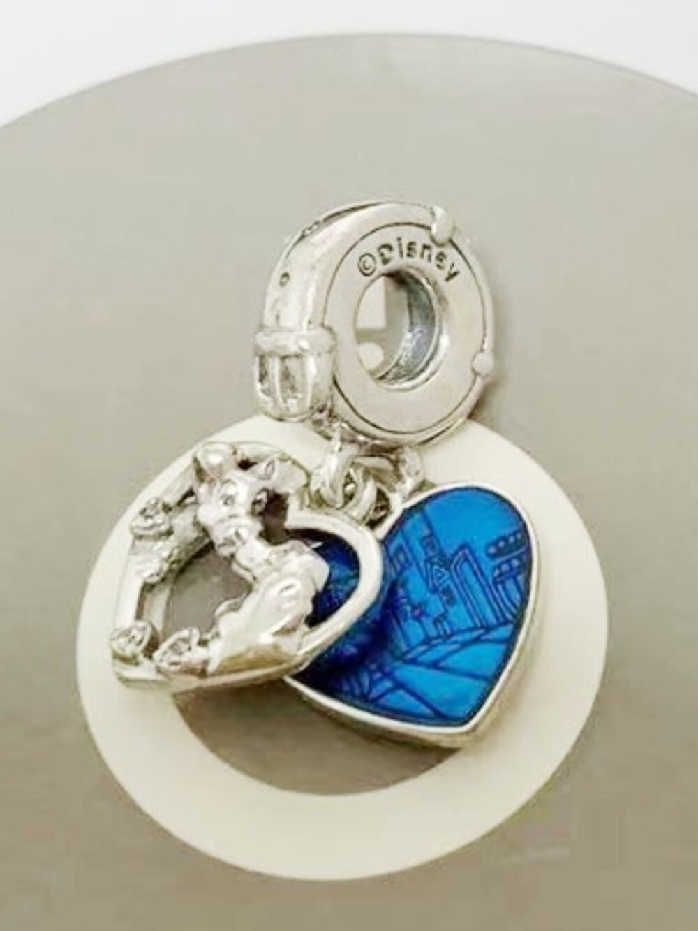 Pandora Disney Lady and the Tramp Heart Dangle Charm
